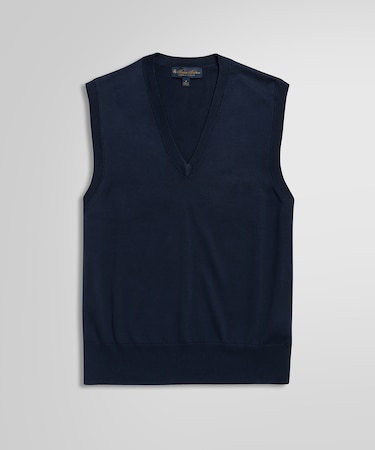 スーピマコットン Vネックベスト