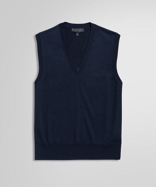 スーピマコットン Vネックベスト