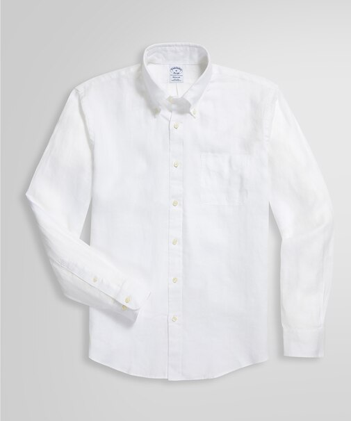 アイリッシュリネン ソリッド カジュアルシャツ Regular Fit