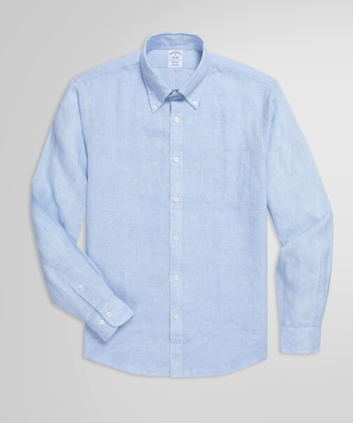 アイリッシュリネン ソリッド カジュアルシャツ Regular Fit