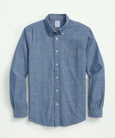 コットン シャンブレー カジュアルシャツ Regular Fit