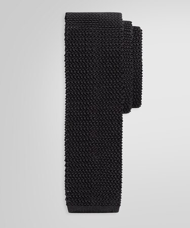 シルク ソリッド ニットタイ