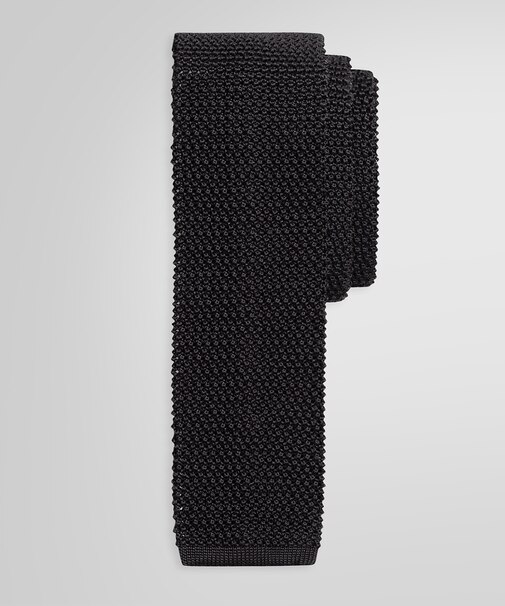 シルク ソリッド ニットタイ