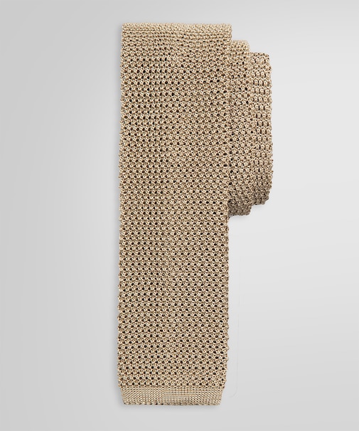 シルク ソリッド ニットタイ