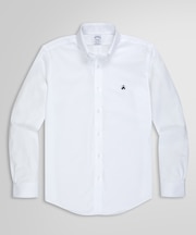 スーピマコットン/ポリエステル 46ゲージニット オックスフォード カジュアルシャツ Regular Fit