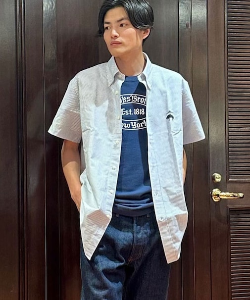 ◆オンラインストア限定◆LOGO Series　ビッグGFロゴ　ショートスリーブ　スポーツシャツ　Traditional Fit