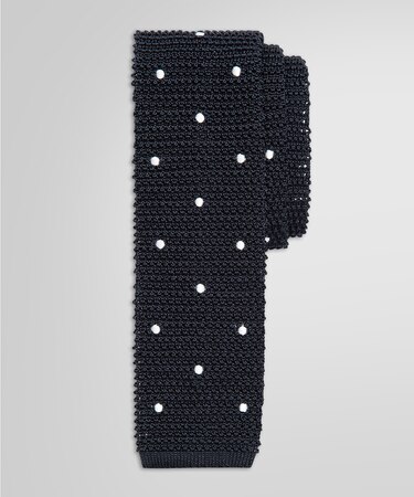 シルク ドット ニットタイ