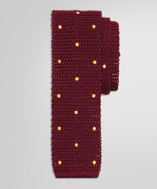 シルク ドット ニットタイ