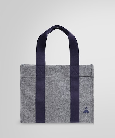 ウール/ナイロン GF バイカラー トートバッグ