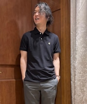 GF　スーピマコットン　ストレッチピケ　ポロシャツ　Slim Fit