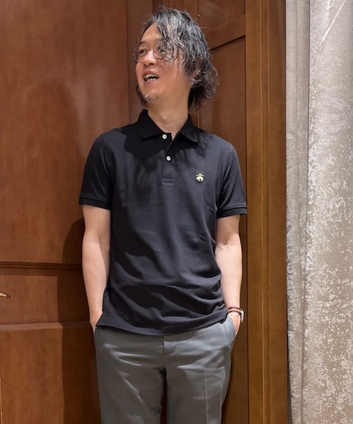 GF スーピマコットン ストレッチピケ ポロシャツ Slim Fit