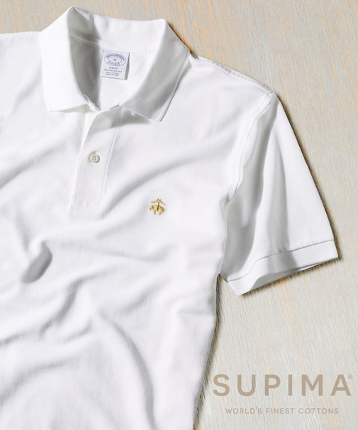 GF スーピマコットン ストレッチピケ ポロシャツ Slim Fit