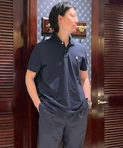 GF　スーピマコットン　ストレッチピケ　ポロシャツ　Slim Fit