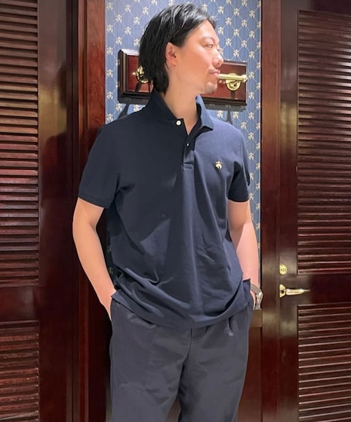 GF スーピマコットン ストレッチピケ ポロシャツ Slim Fit