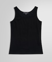 コットン スクエアラウンドネック タンクトップ