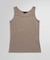 コットン スクエアラウンドネック タンクトップ