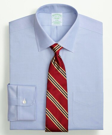 スーピマコットンストレッチ ピンポイントオックスフォード ドレスシャツ Slim Fit