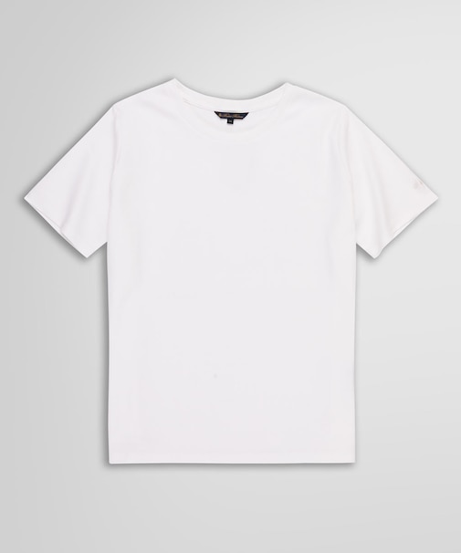 コットンスムース クルーネック Tシャツ