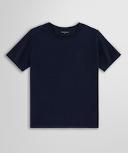 コットンスムース クルーネック Tシャツ