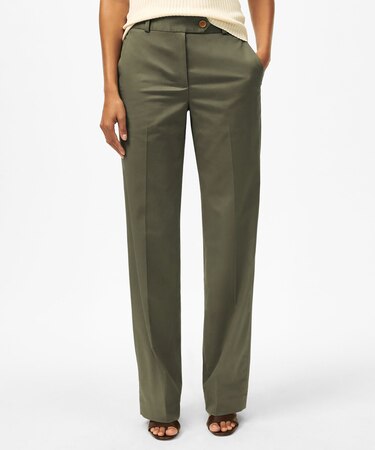 ストレッチコットン ワイドレッグ アドバンテージ チノパンツ