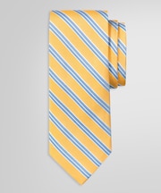 シルク ミニBB#1ストライプ レップタイ