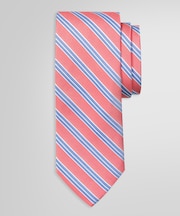 シルク ミニBB#1ストライプ レップタイ