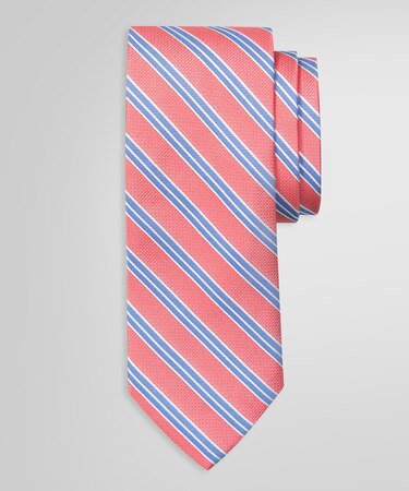 シルク ミニBB#1ストライプ レップタイ