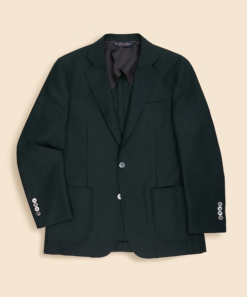 ウール/モヘア ホップサック 2釦アンコンジャケット Classic