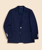 ウール／モヘア　ホップサック　２釦アンコンジャケット　Classic