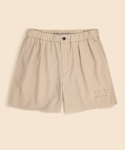 ◆オンラインストア限定◆ポリエステル　1818ロゴ　プリーテッドショーツ