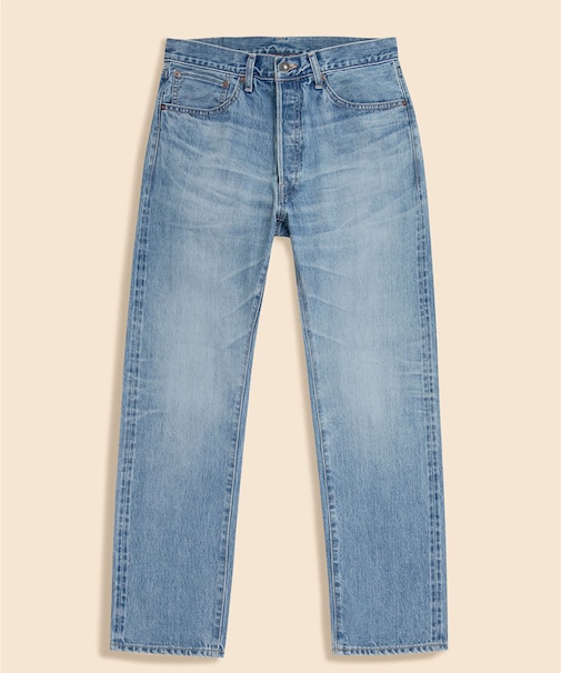 ストーンウォッシュデニム ファイブポケットパンツ