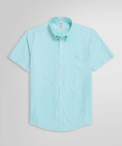 ストレッチオックスフォード　GFロゴ　ショートスリーブ　カジュアルシャツ　Regular Fit