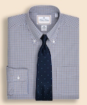 コットン チェック ドレスシャツ Regular Fit