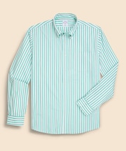 コットンポプリン ブッチャーストライプ フライデーシャツ
