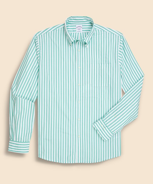 コットンポプリン ブッチャーストライプ フライデーシャツ