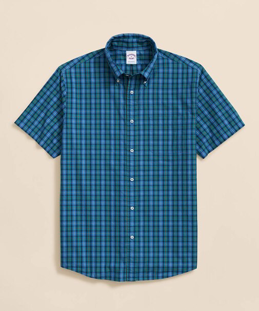 コットンポプリン シーズナルパターン ショートスリーブ フライデーシャツ