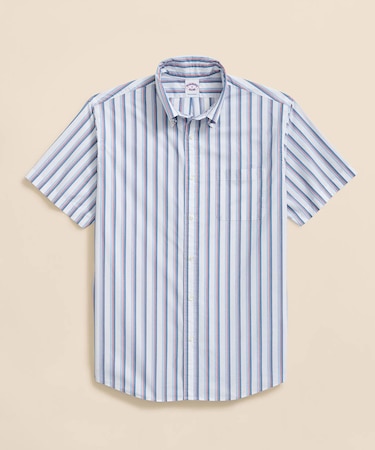 コットンポプリン シーズナルパターン ショートスリーブ フライデーシャツ