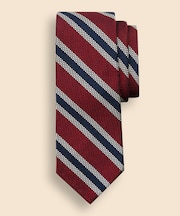 シルク フレームドストライプ ガルザタイ