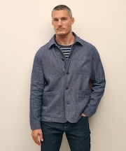 リネン/コットン チョアジャケット