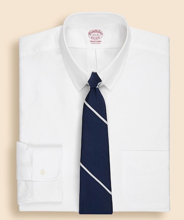 ◆JAPAN TRAD.◆ スーピマコットン　タブカラー　６つ釦　ドレスシャツ　Traditional Fit