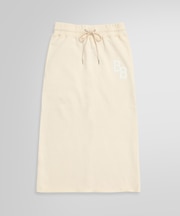 コットンフレンチテリー BBロゴ ミディスカート