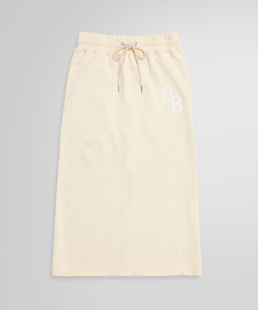 コットンフレンチテリー BBロゴ ミディスカート
