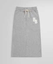 コットンフレンチテリー BBロゴ ミディスカート