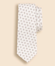 シルク　フレームドペイズリー　ジャカードタイ