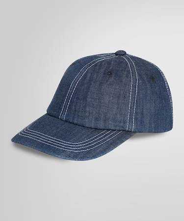 コットン デニム ベースボールキャップ