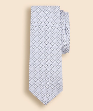 シルク　フラワーモチーフ　ジオメトリック　セレモニータイ