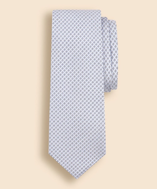 シルク　フラワーモチーフ　ジオメトリック　セレモニータイ