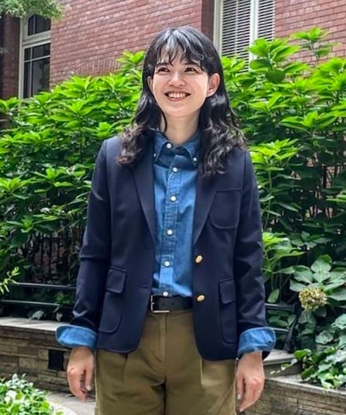 ウール/ポリエステル ストレッチツイル シングル2ボタン ブレザー