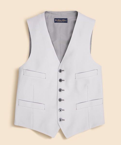 ウール ミッドウェイト シングル フォーマルベスト｜ブルックス