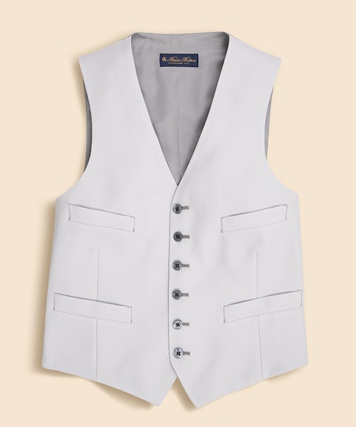 ウール　ミッドウェイト　シングル　フォーマルベスト